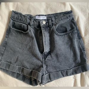 American Apparel jean short, black. Size 29